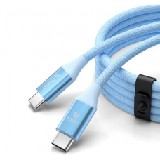 Laidas USB C - USB C 1m 100W pintas mėlynas Orico CDX